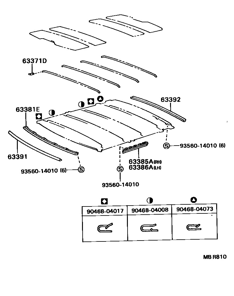 6402 — ROOF HEADLINING & SILENCER PAD