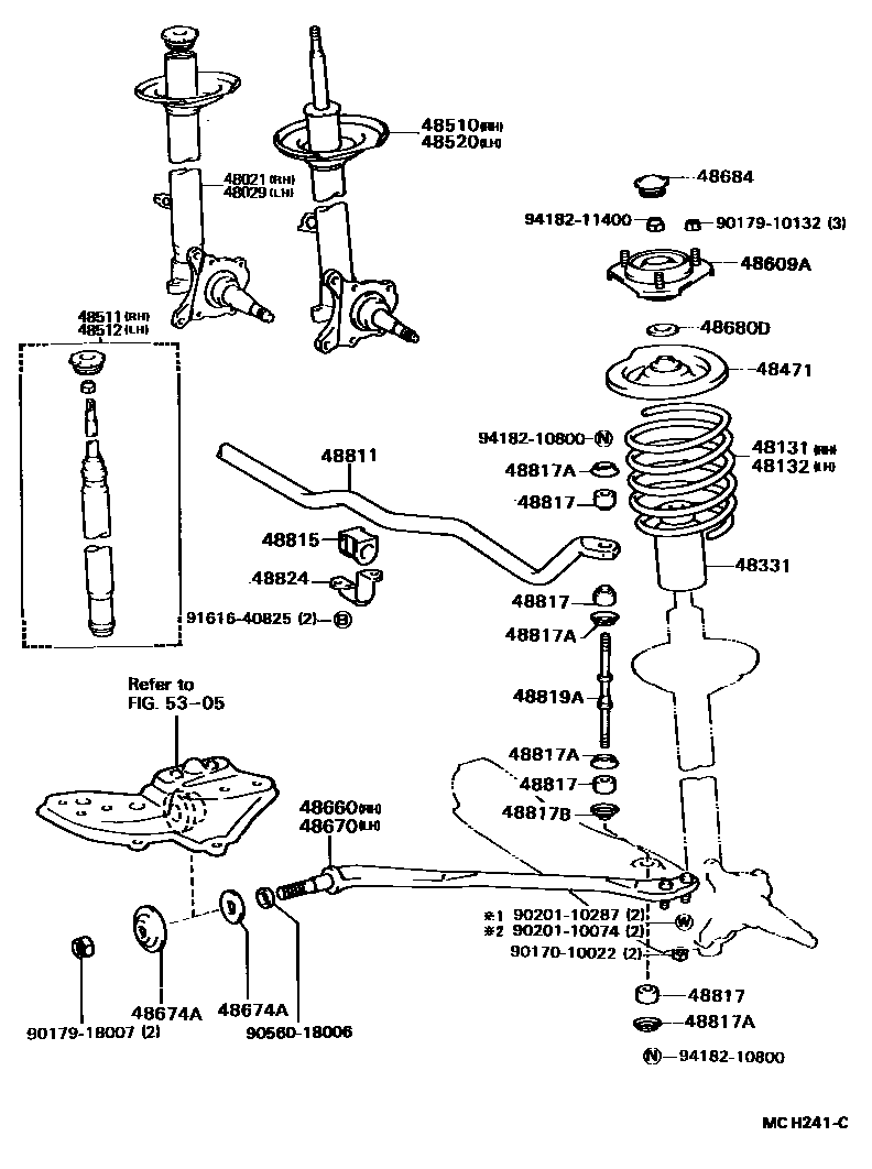 4803 — FRONT SPRING & SHOCK ABSORBER