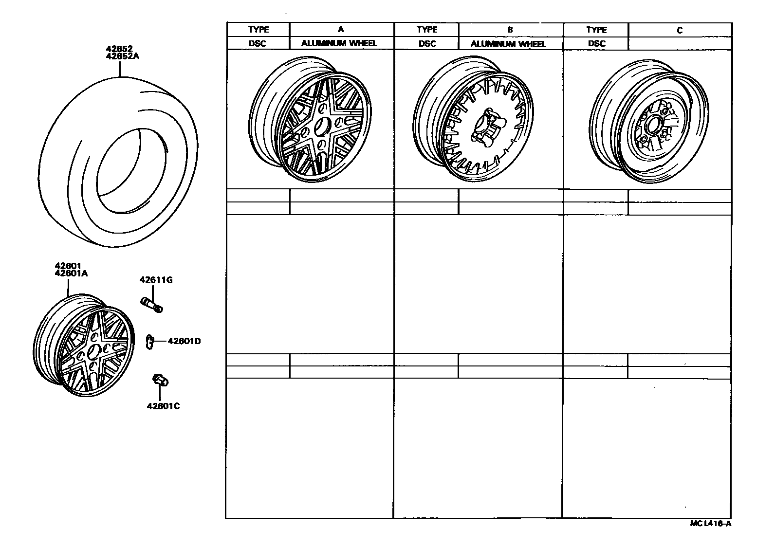 4103 — DISC WHEEL & WHEEL CAP