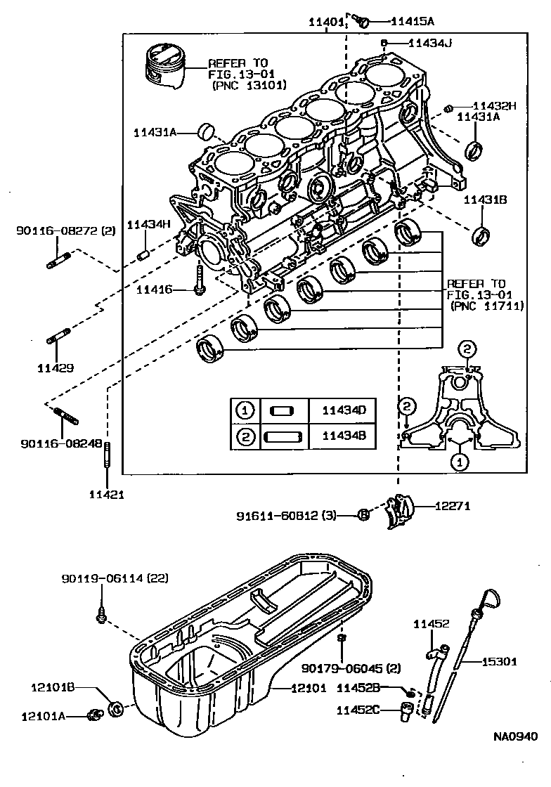 1105 — CYLINDER BLOCK