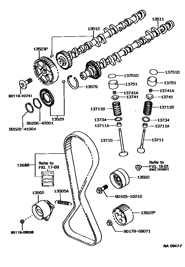 1302 — CAMSHAFT & VALVE
