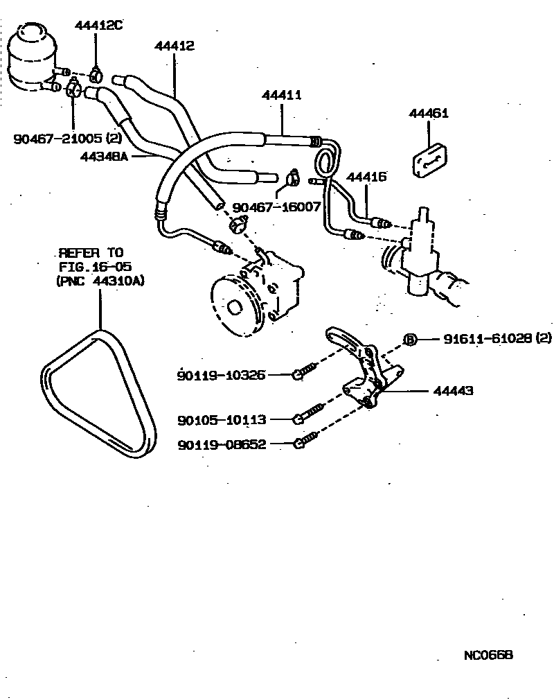 4503 — POWER STEERING TUBE