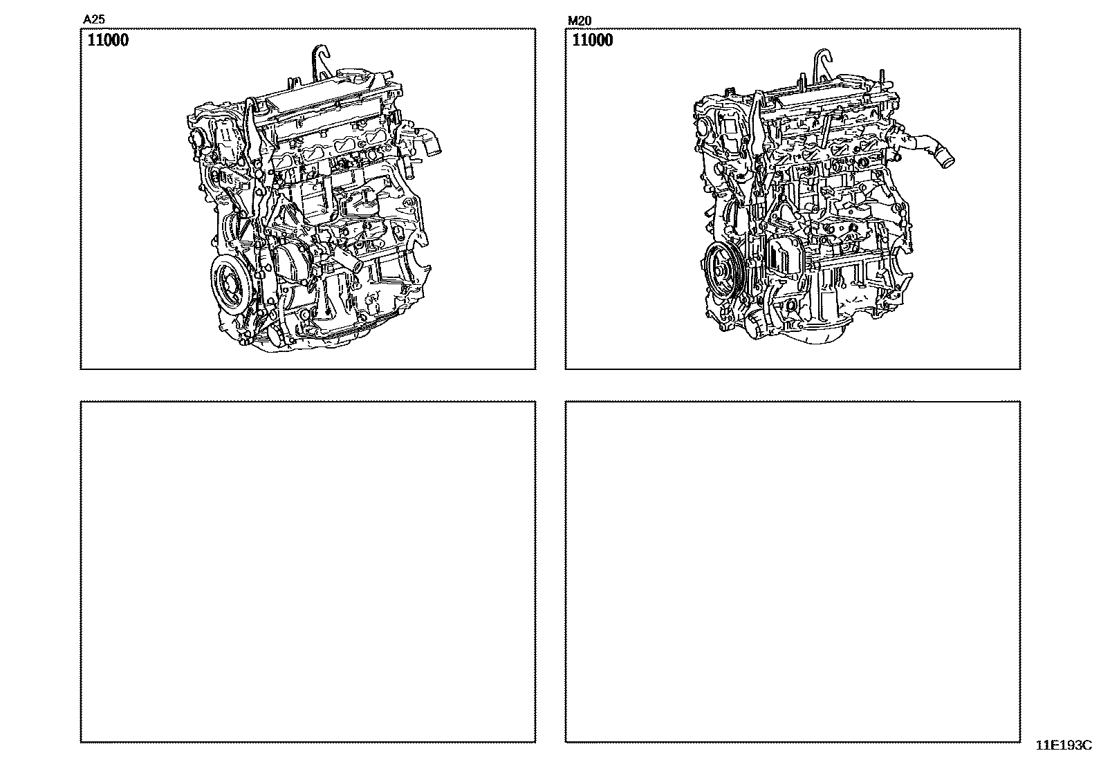 1101 — PARTIAL ENGINE ASSEMBLY