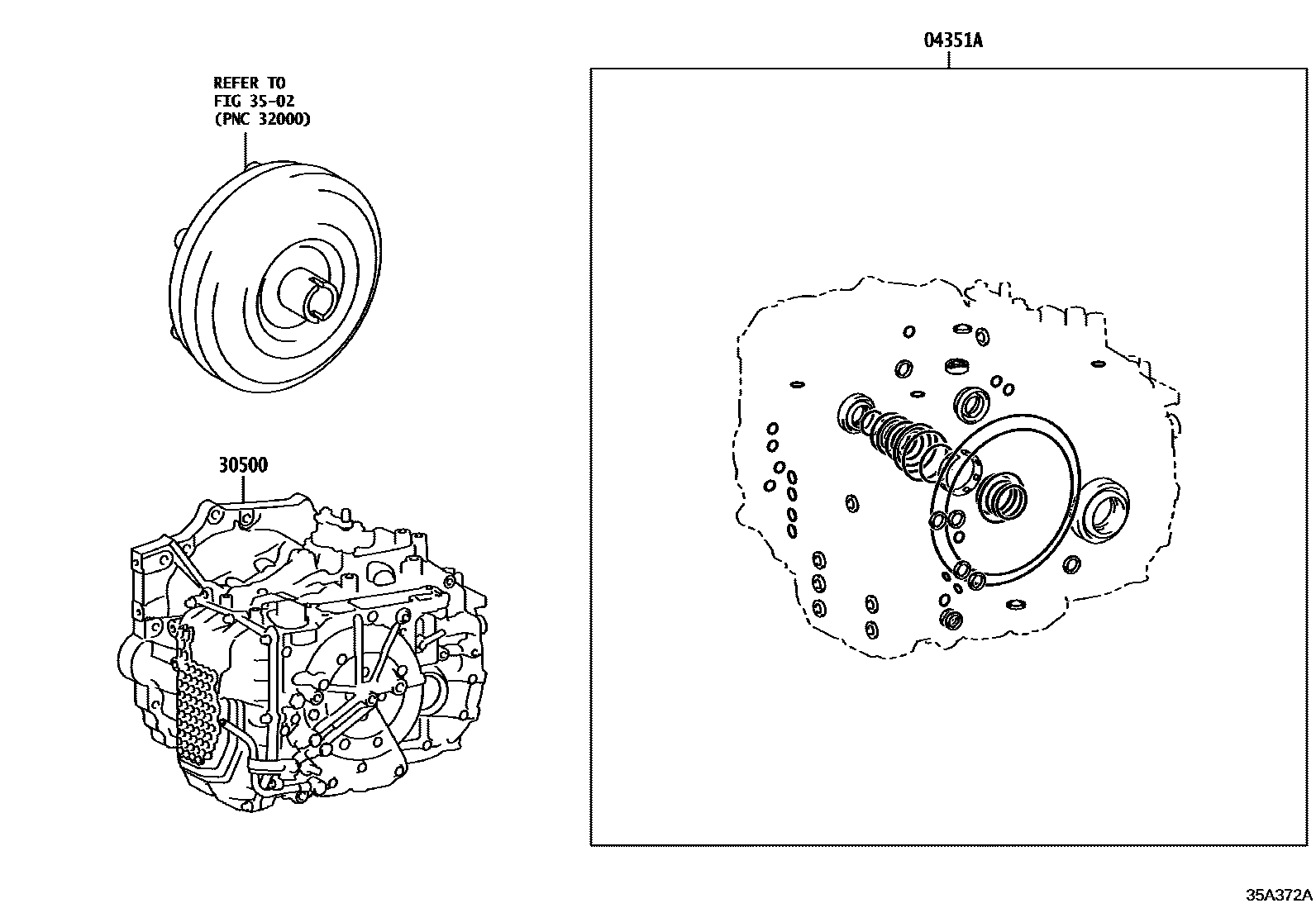 3501 — TRANSAXLE OR TRANSMISSION ASSY & GASKET KIT (ATM)
