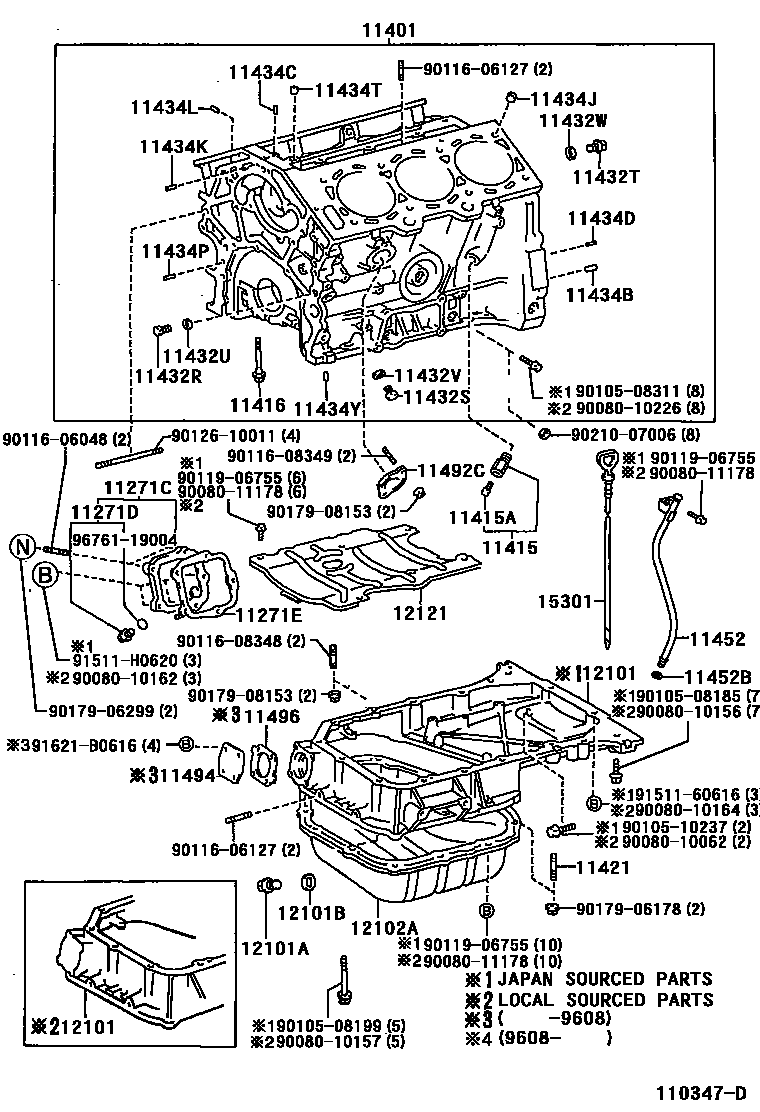 1105 — CYLINDER BLOCK