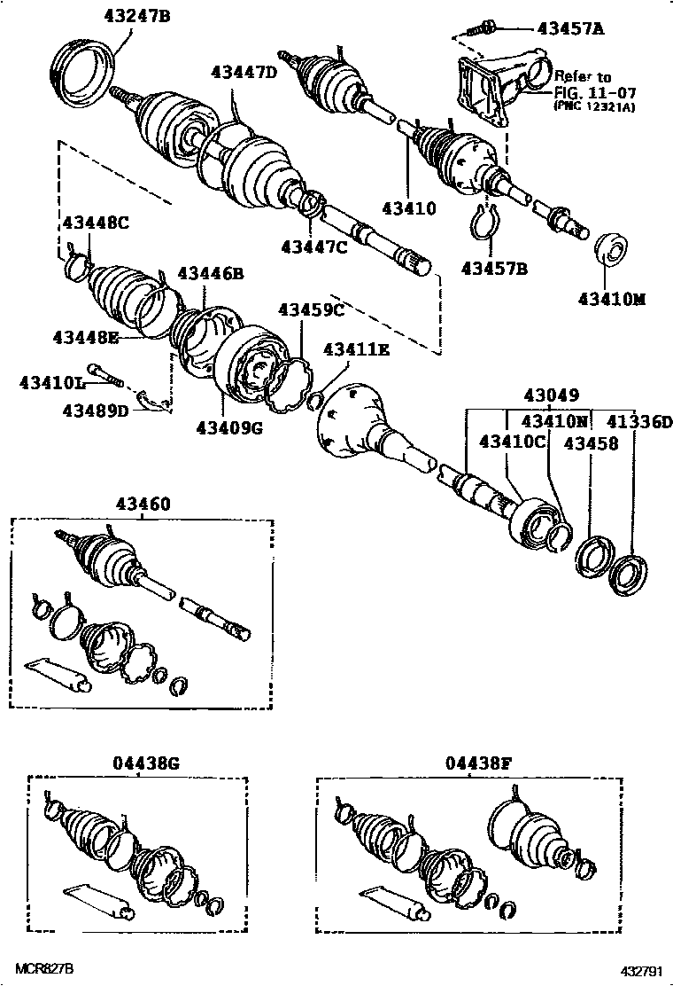 4302 — FRONT DRIVE SHAFT