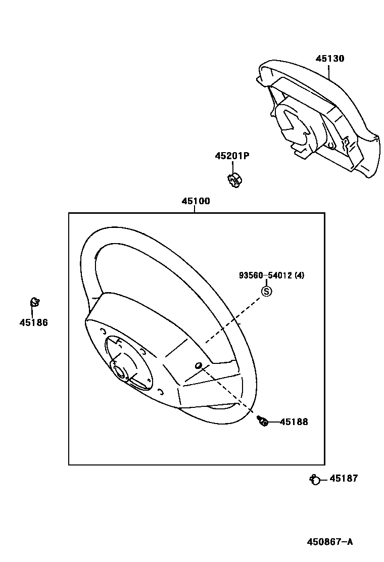 4504 — STEERING WHEEL