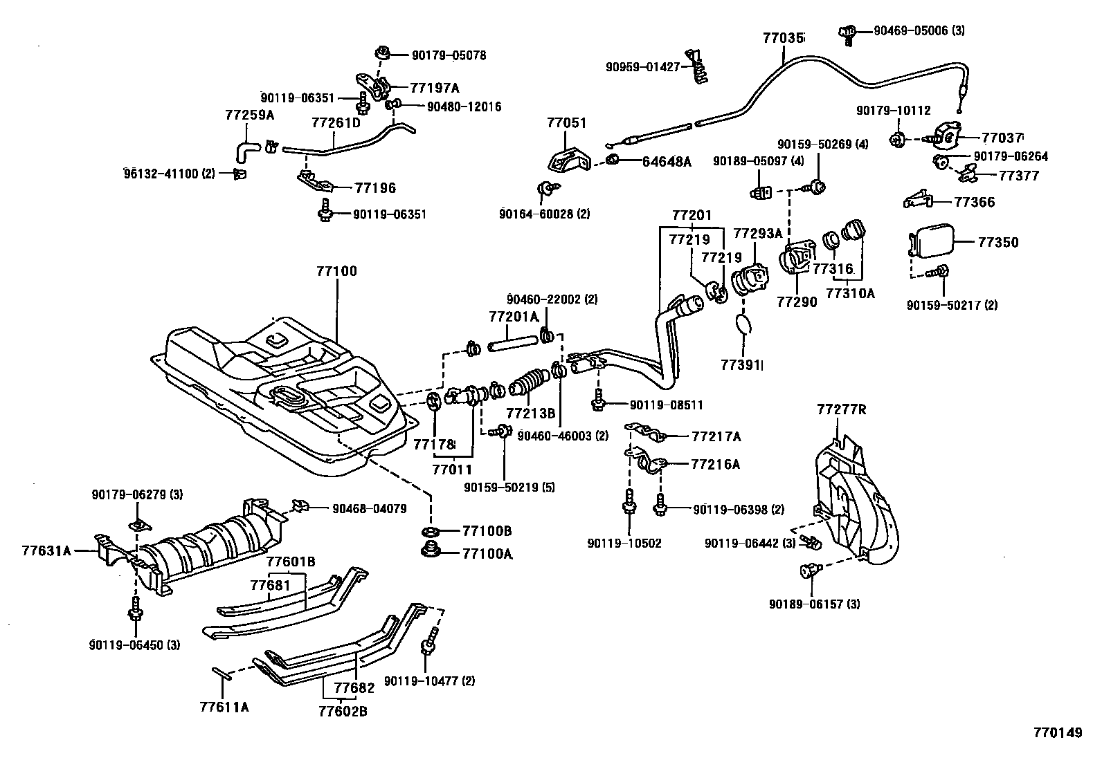 7701 — FUEL TANK & TUBE