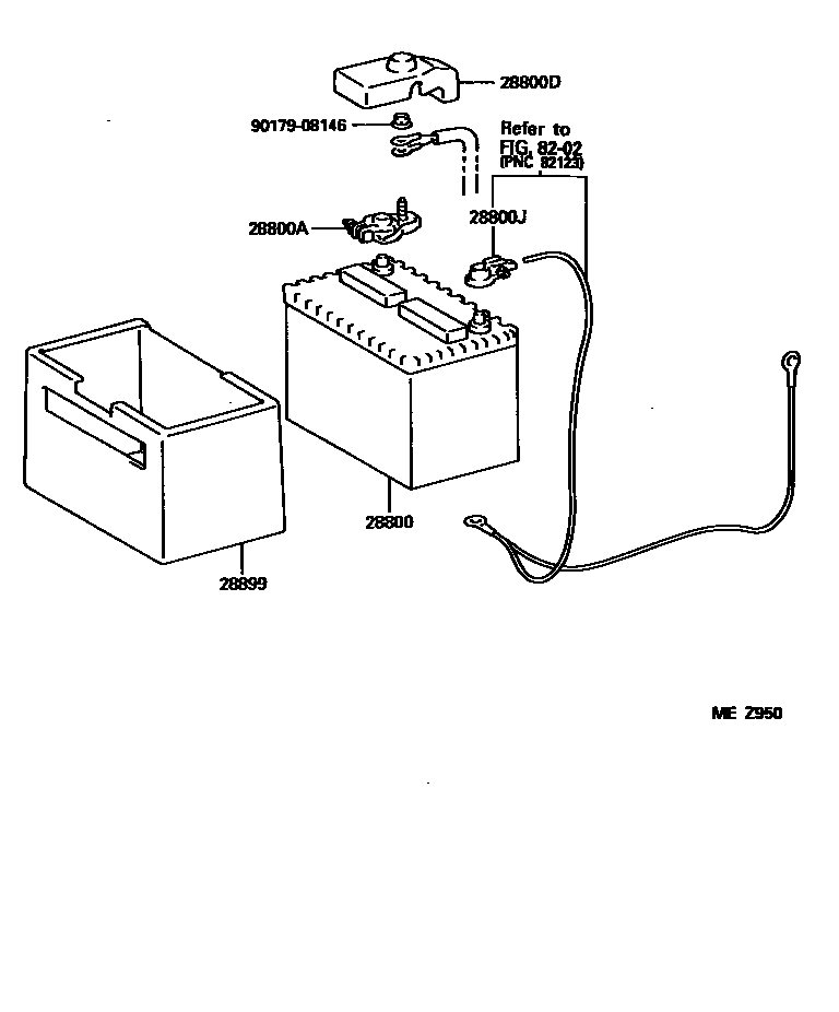 8201 — BATTERY & BATTERY CABLE