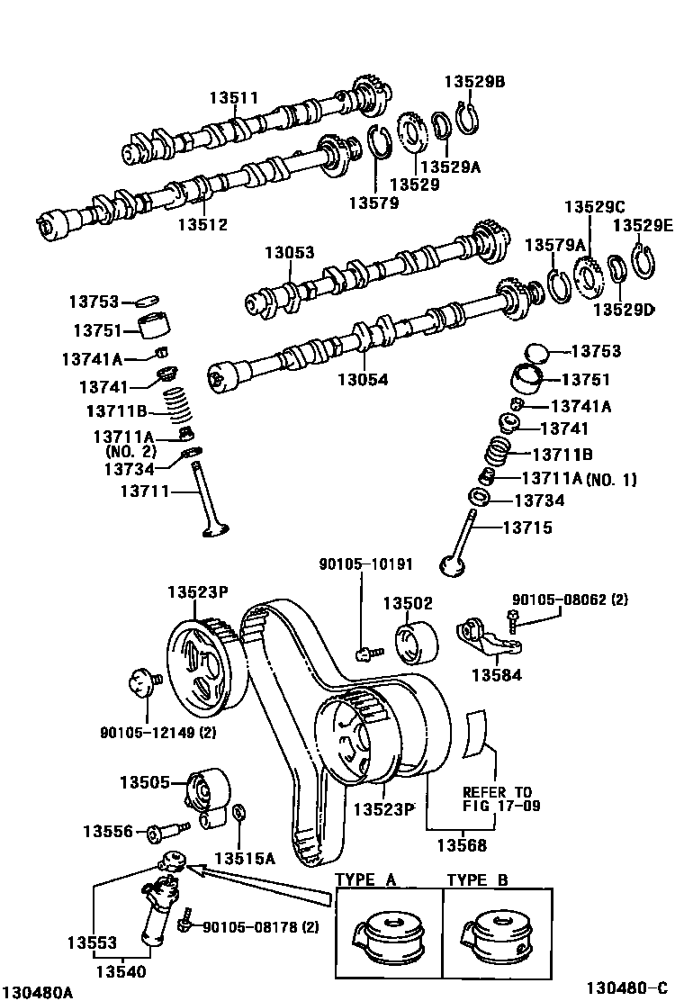 1302 — CAMSHAFT & VALVE