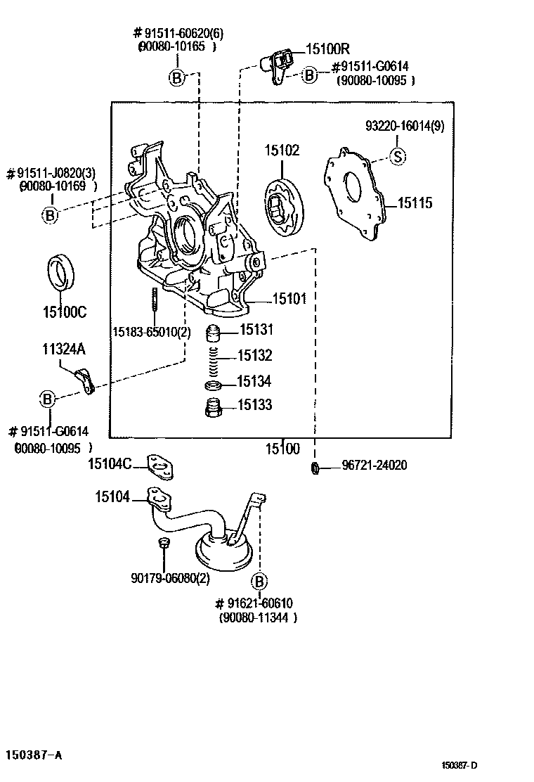 1501 — ENGINE OIL PUMP