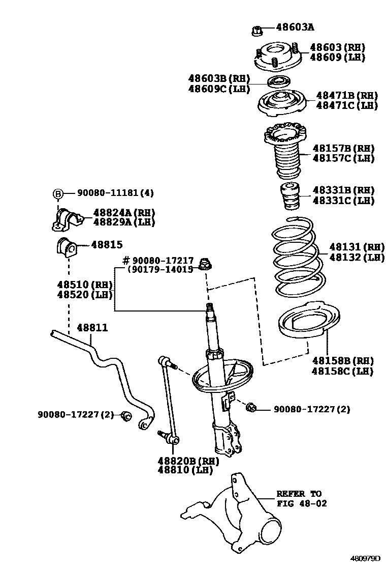 4803 — FRONT SPRING & SHOCK ABSORBER
