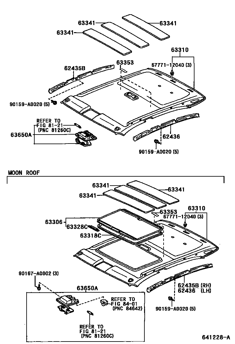 6402 — ROOF HEADLINING & SILENCER PAD