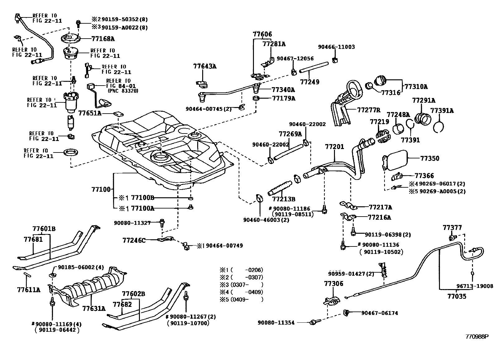 7701 — FUEL TANK & TUBE