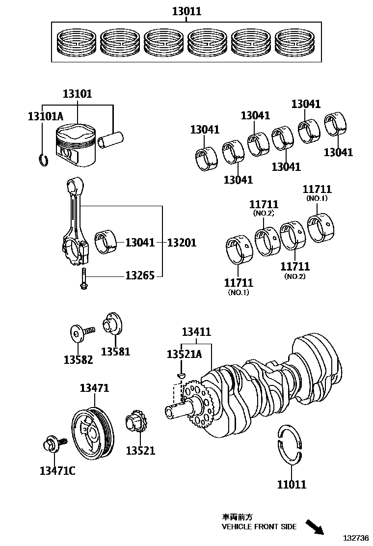 1301 — CRANKSHAFT & PISTON