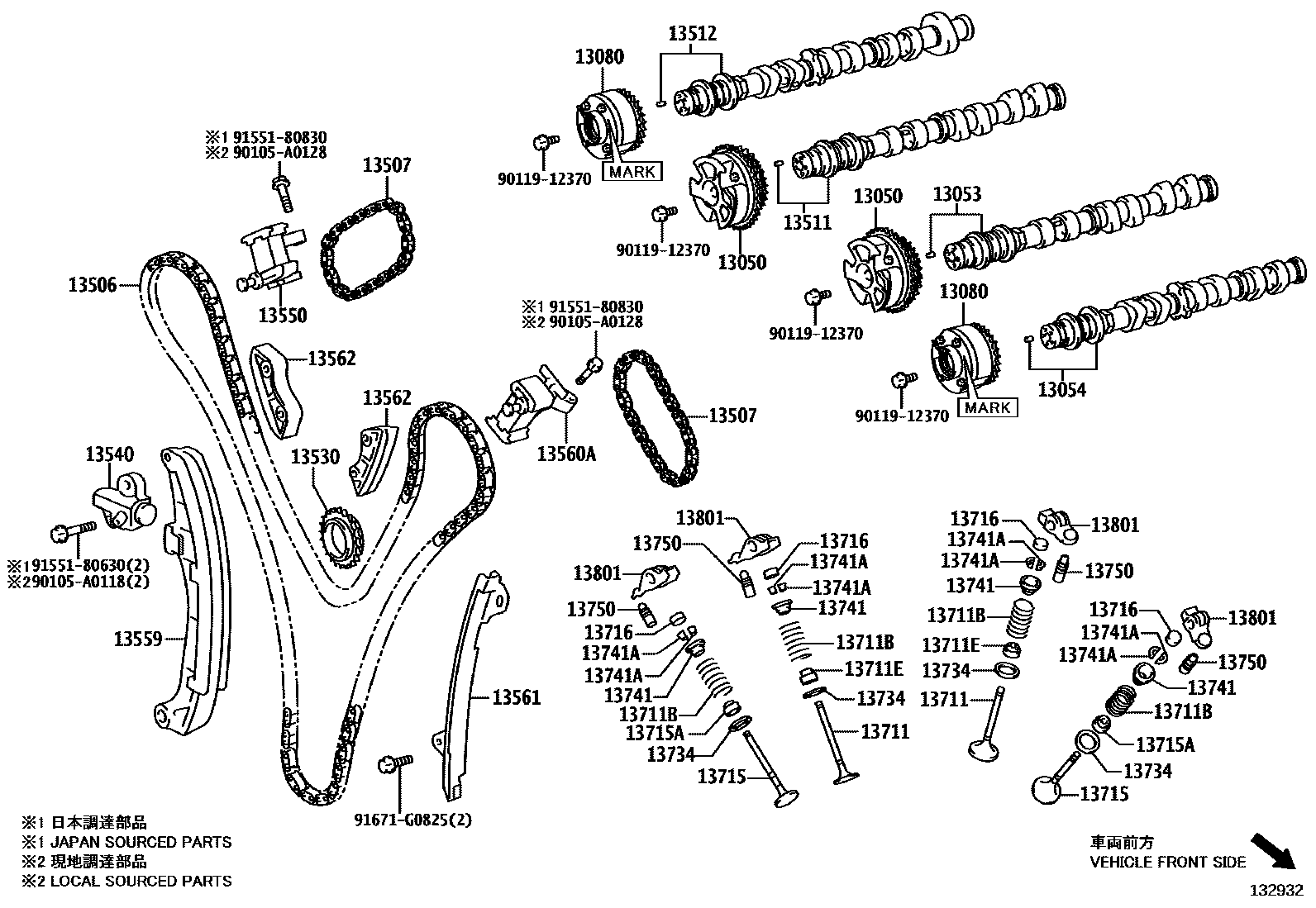 1302 — CAMSHAFT & VALVE