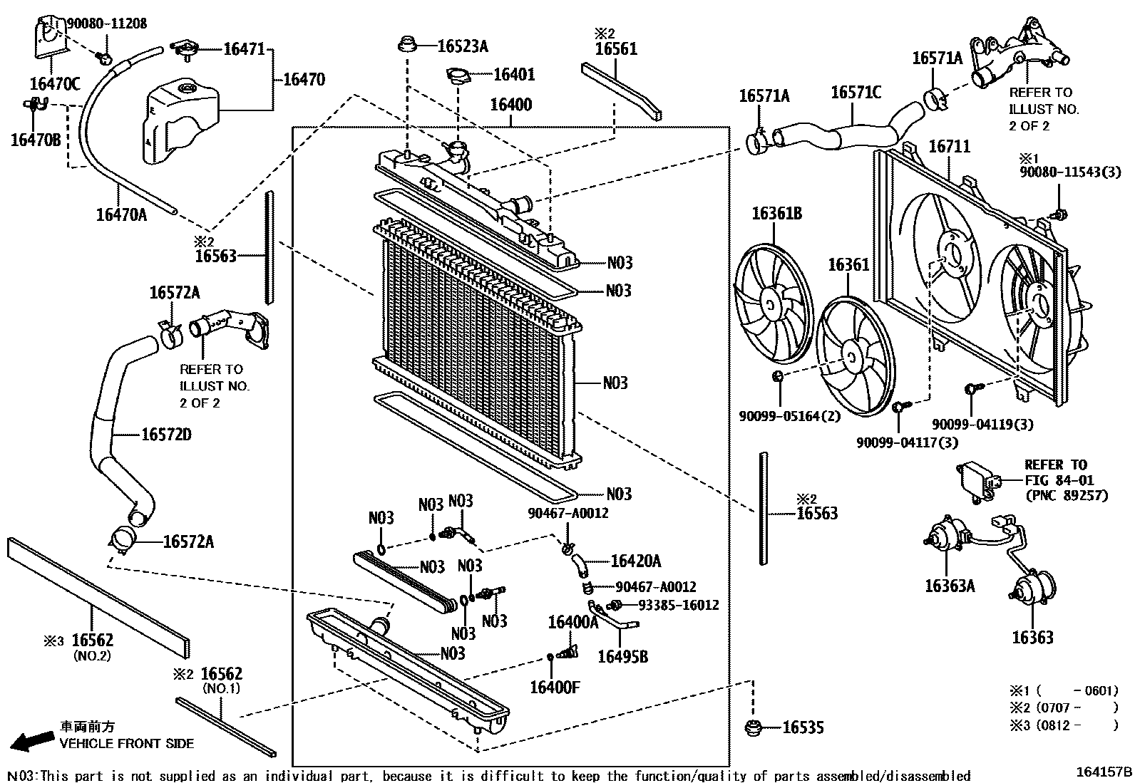 1603 — RADIATOR & WATER OUTLET