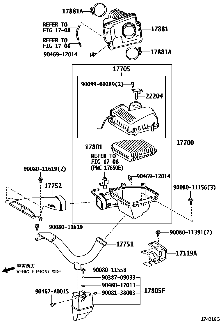 1703 — AIR CLEANER