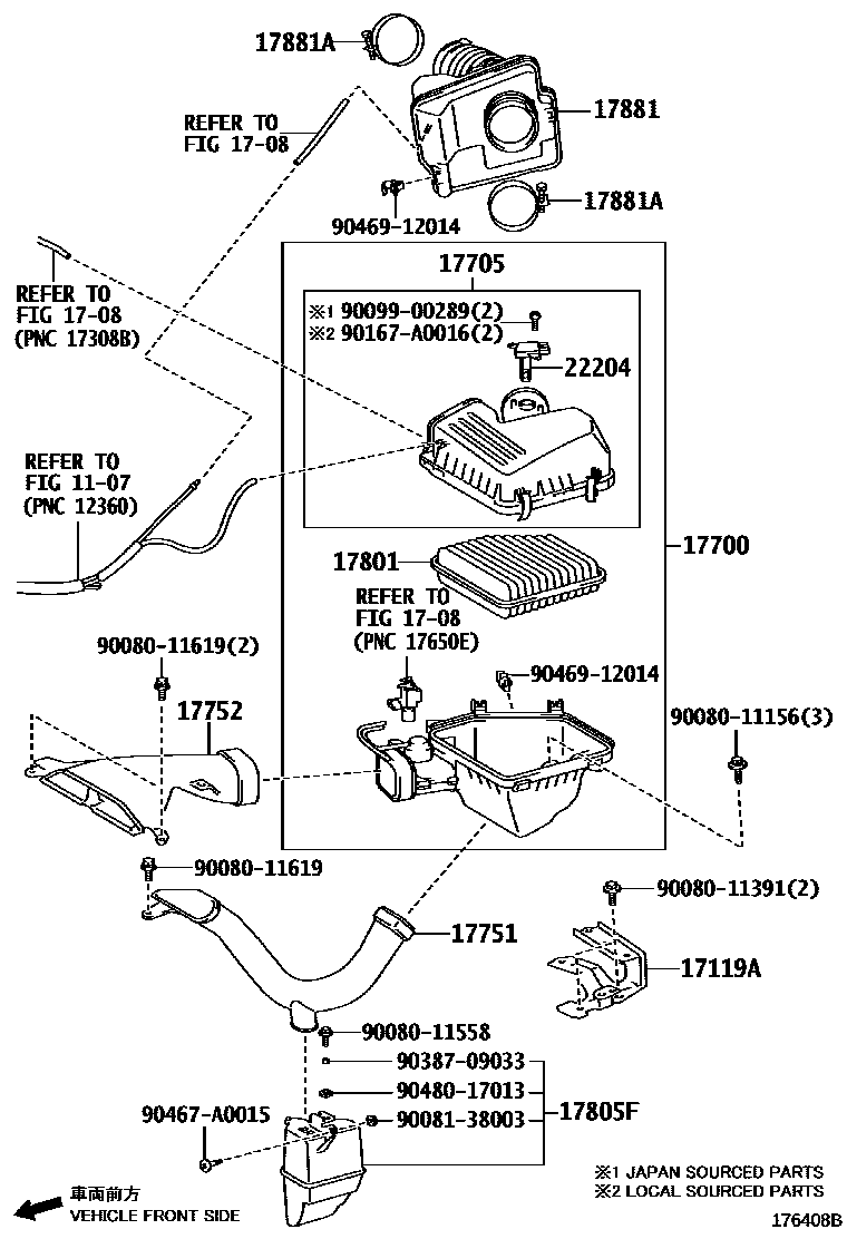 1703 — AIR CLEANER