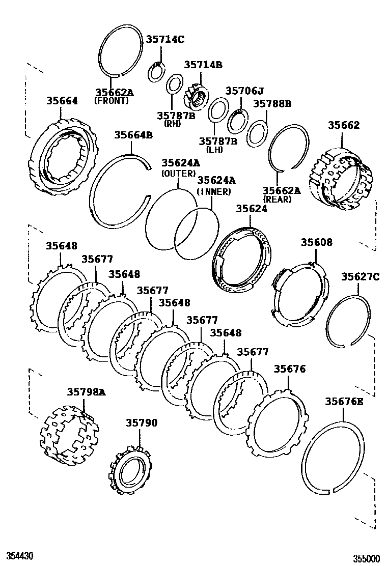 3508 — CENTER SUPPORT & PLANETARY SUN GEAR (ATM)
