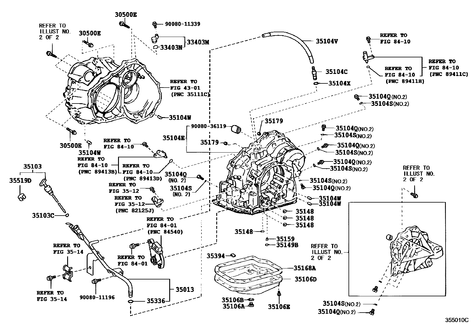 3503 — TRANSMISSION CASE & OIL PAN (ATM)