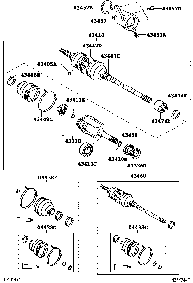 4302 — FRONT DRIVE SHAFT