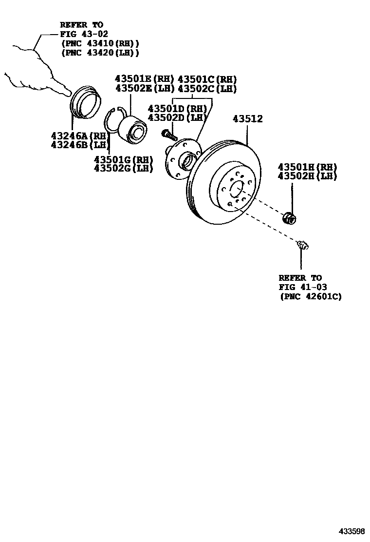 4303 — FRONT AXLE HUB