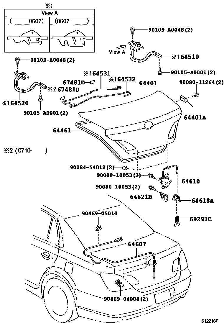 6105 — LUGGAGE COMPARTMENT DOOR & LOCK