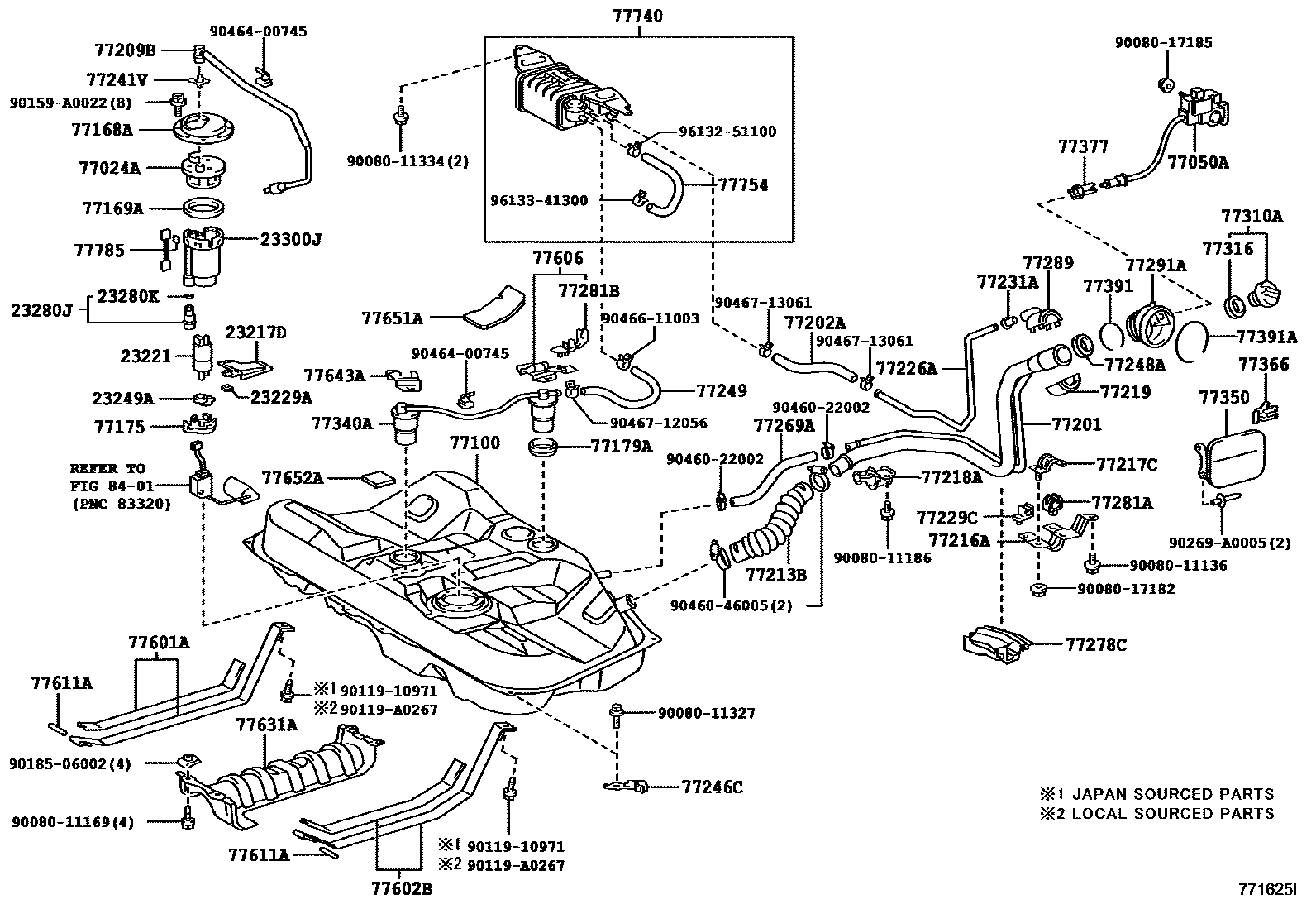 7701 — FUEL TANK & TUBE