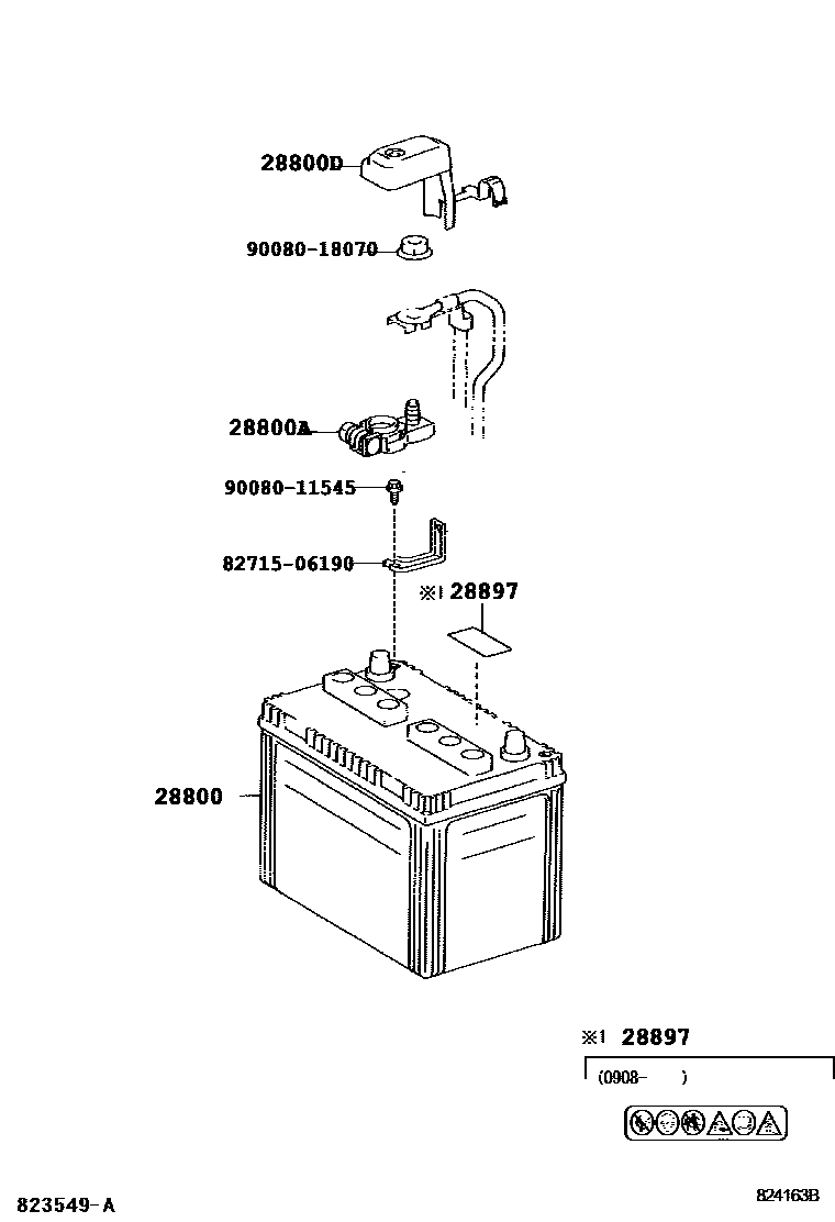 8201 — BATTERY & BATTERY CABLE