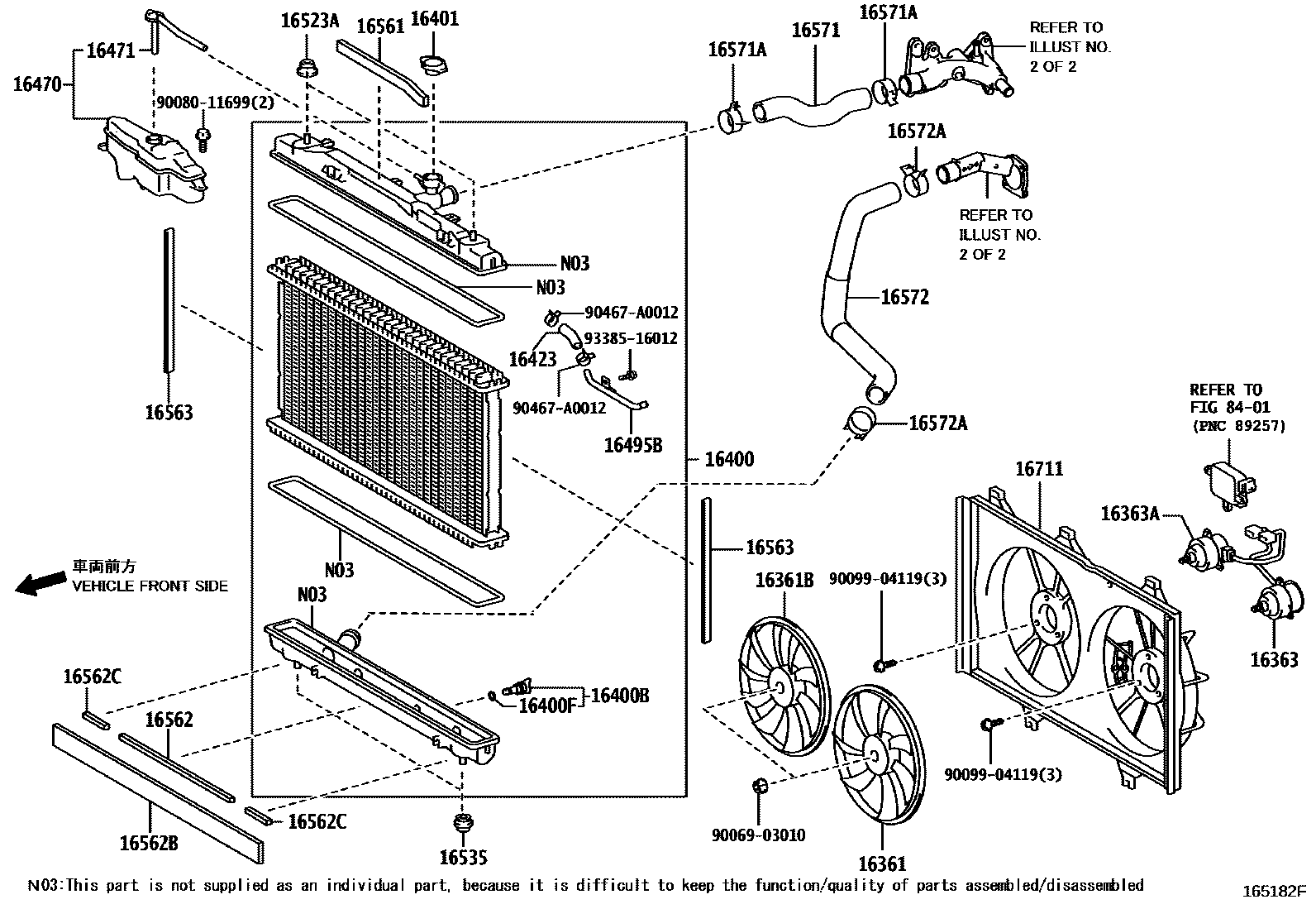 1603 — RADIATOR & WATER OUTLET