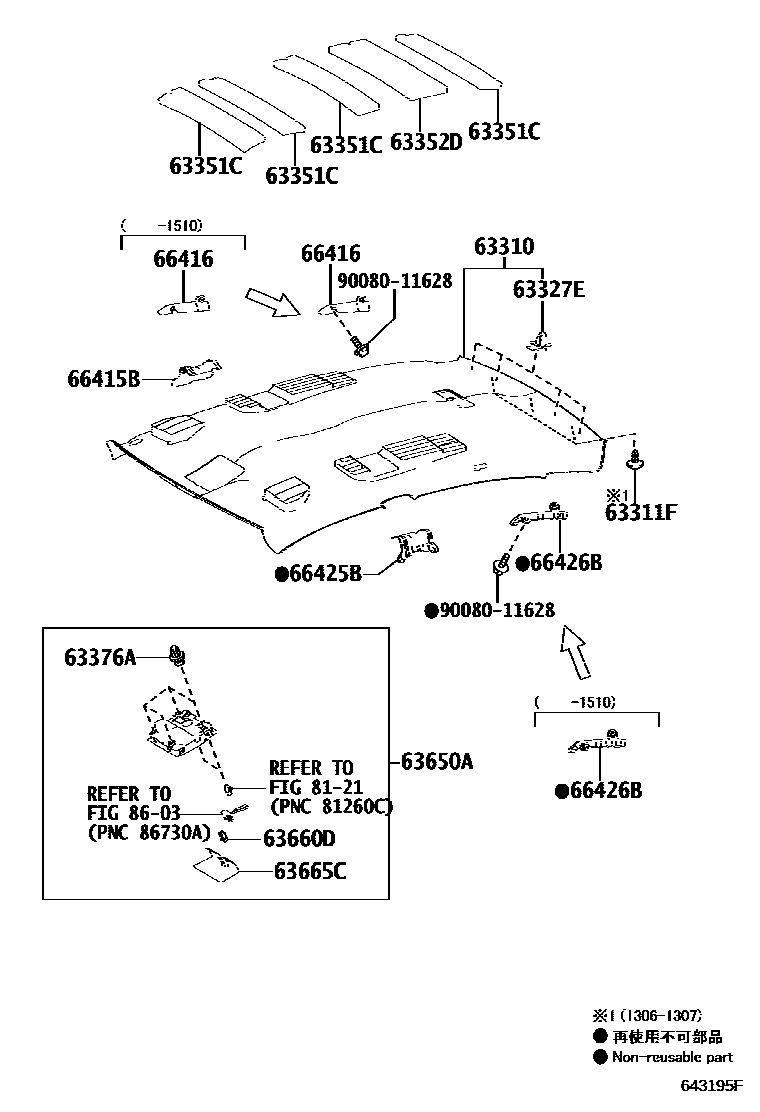 6402 — ROOF HEADLINING & SILENCER PAD