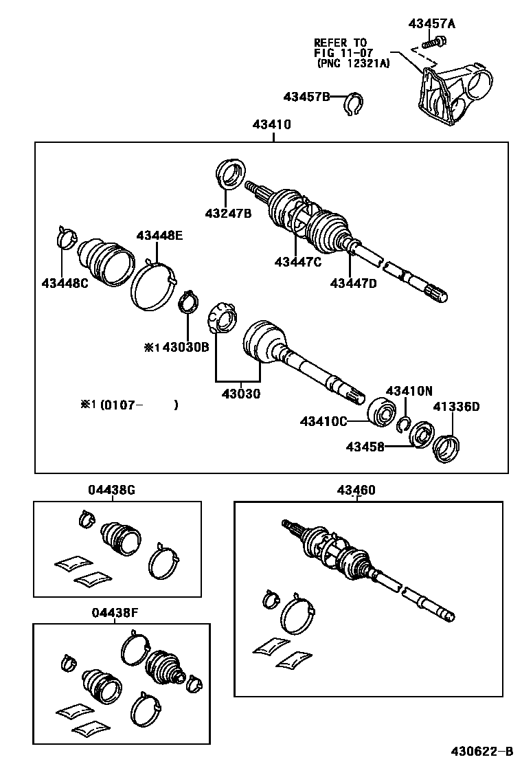 4302 — FRONT DRIVE SHAFT