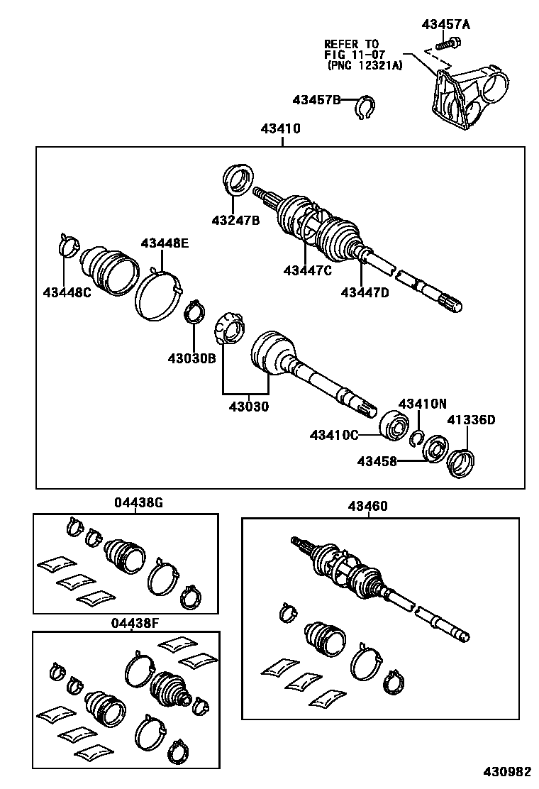 4302 — FRONT DRIVE SHAFT