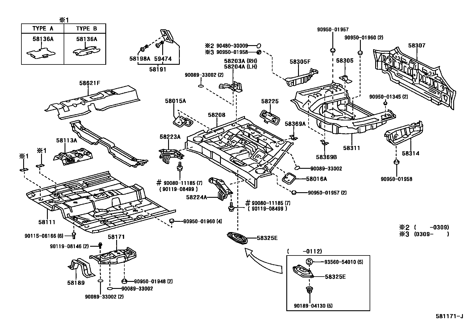 5801 — FLOOR PAN & LOWER BACK PANEL