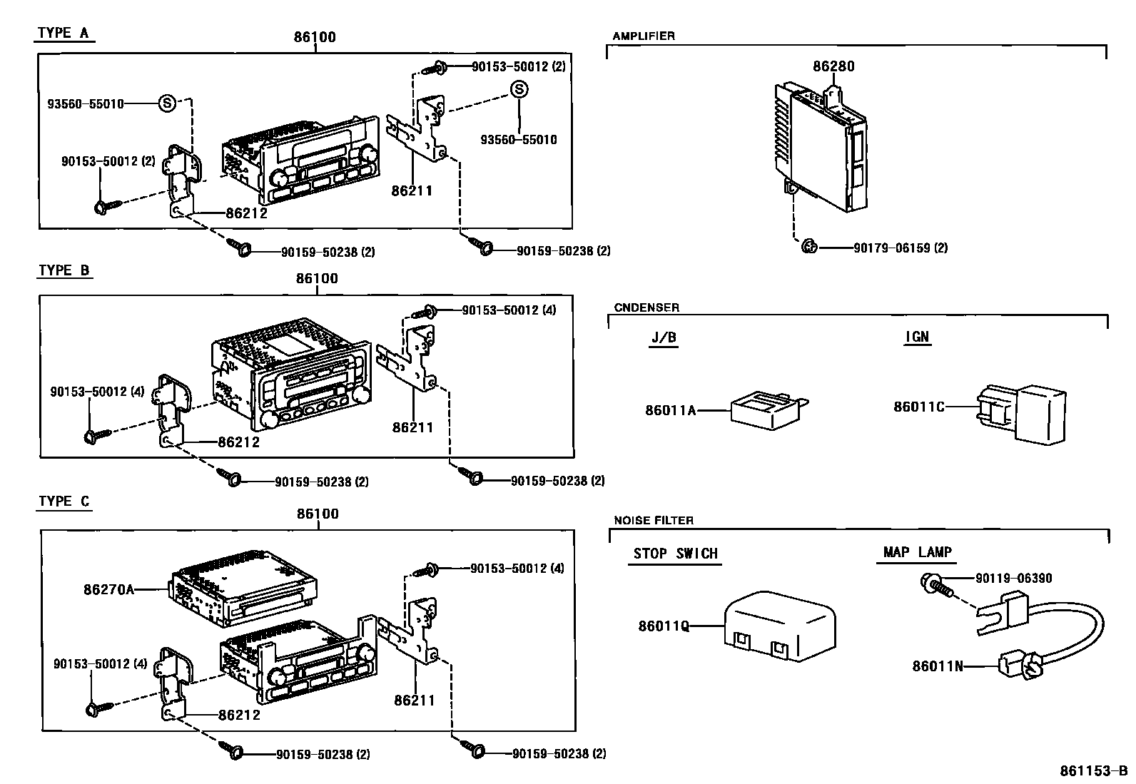 8601 — RADIO RECEIVER & AMPLIFIER & CONDENSER