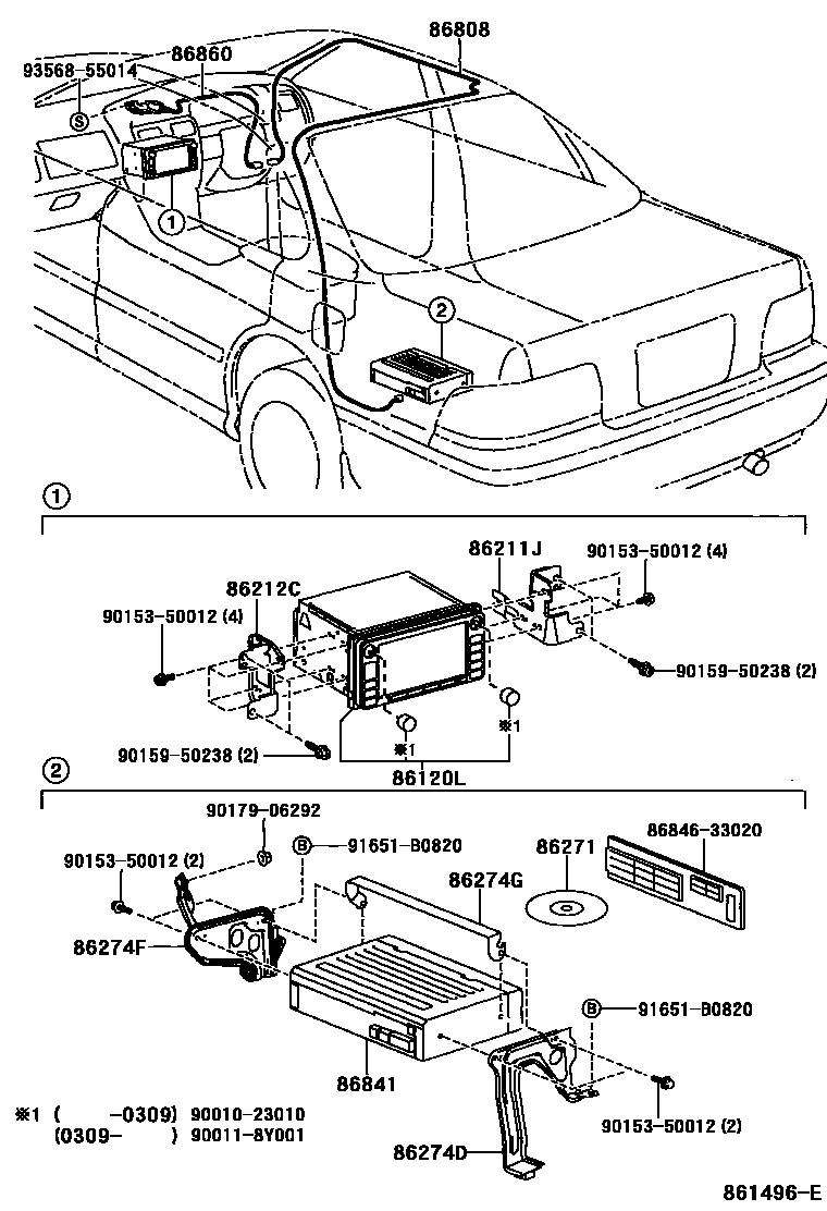 8603 — NAVIGATION & FRONT MONITOR DISPLAY