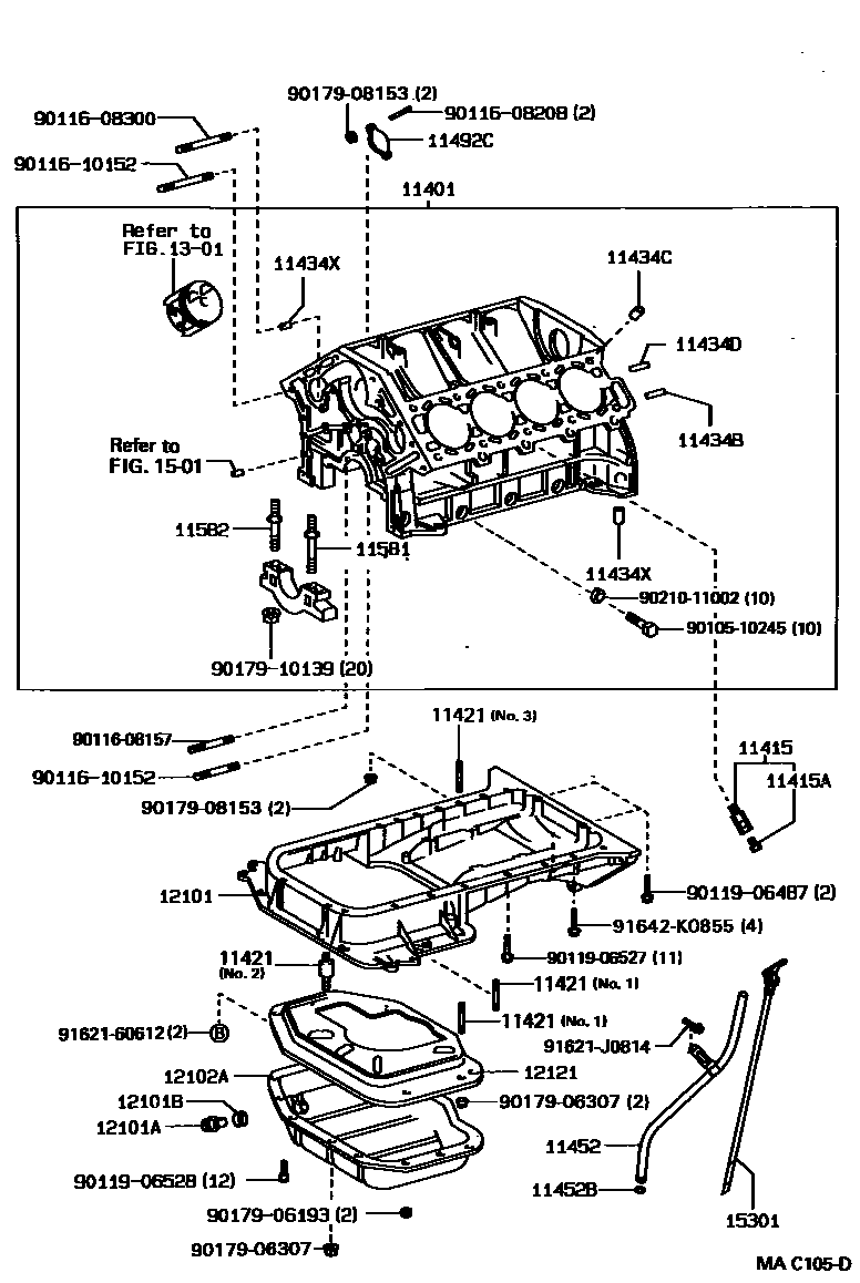 1105 — CYLINDER BLOCK