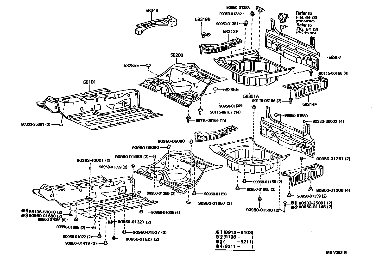 5801 — FLOOR PAN & LOWER BACK PANEL