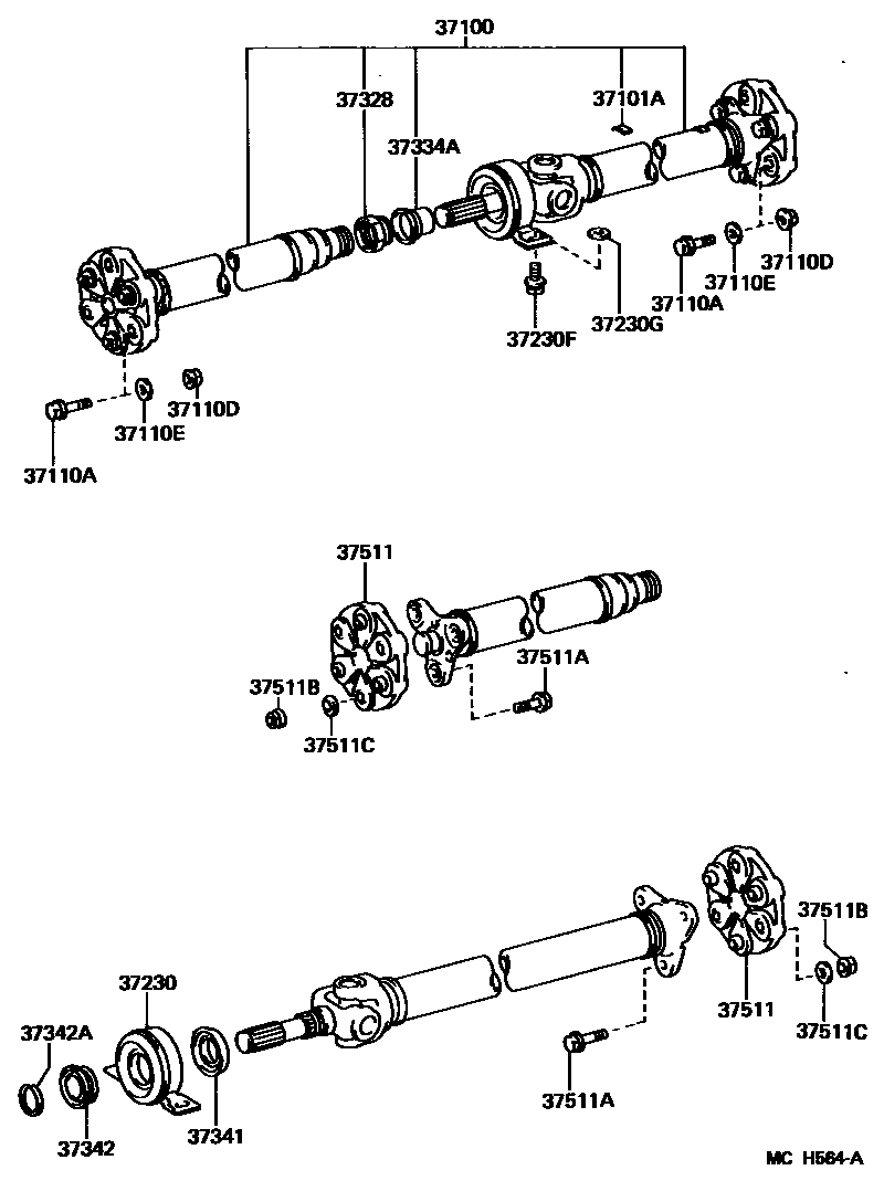 3701 — PROPELLER SHAFT & UNIVERSAL JOINT