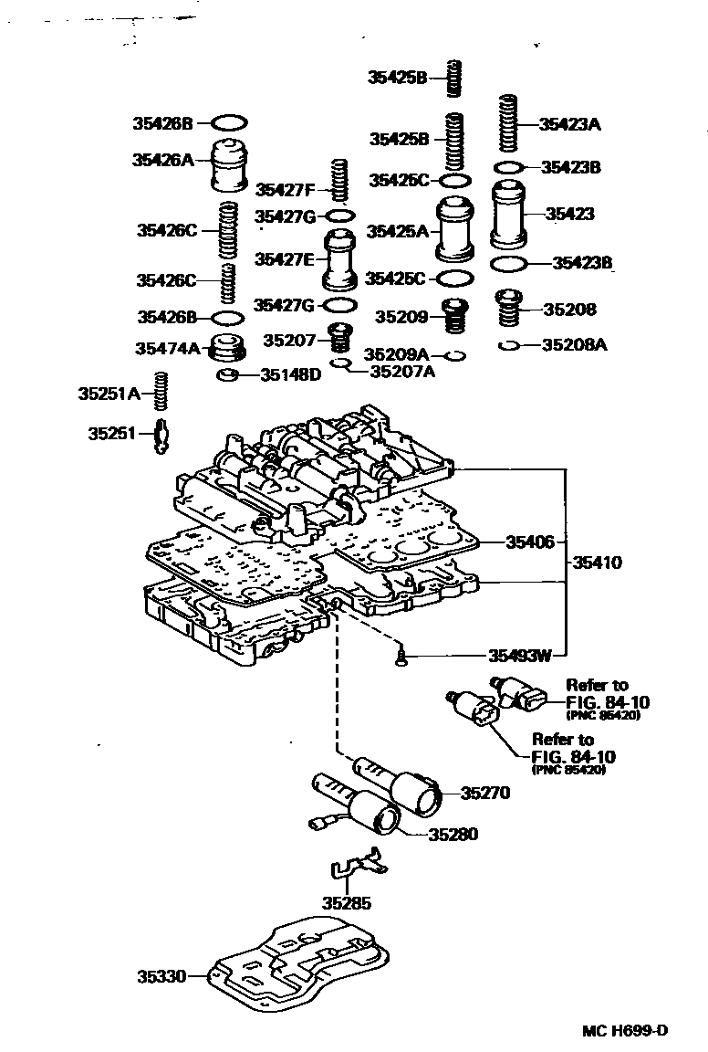 3512 — VALVE BODY & OIL STRAINER (ATM)