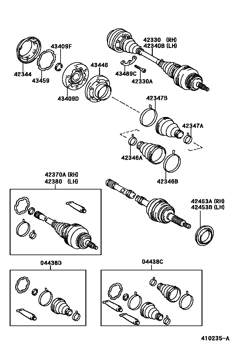 4102 — REAR AXLE SHAFT & HUB