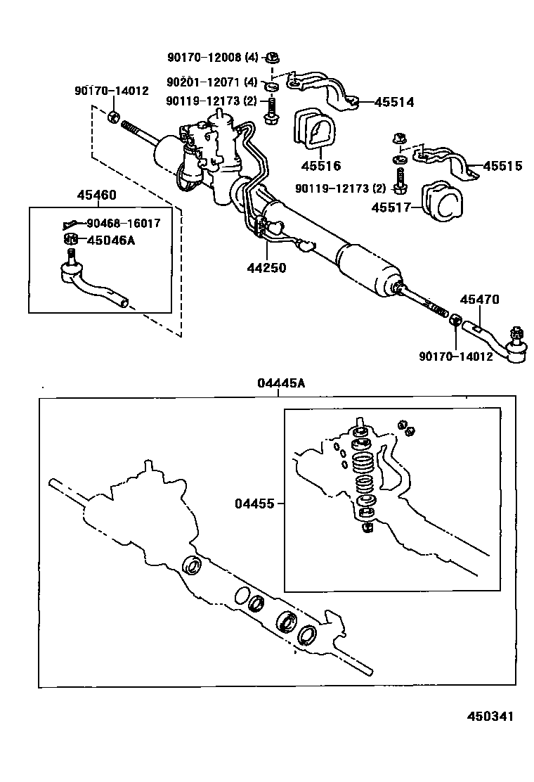4505 — FRONT STEERING GEAR & LINK