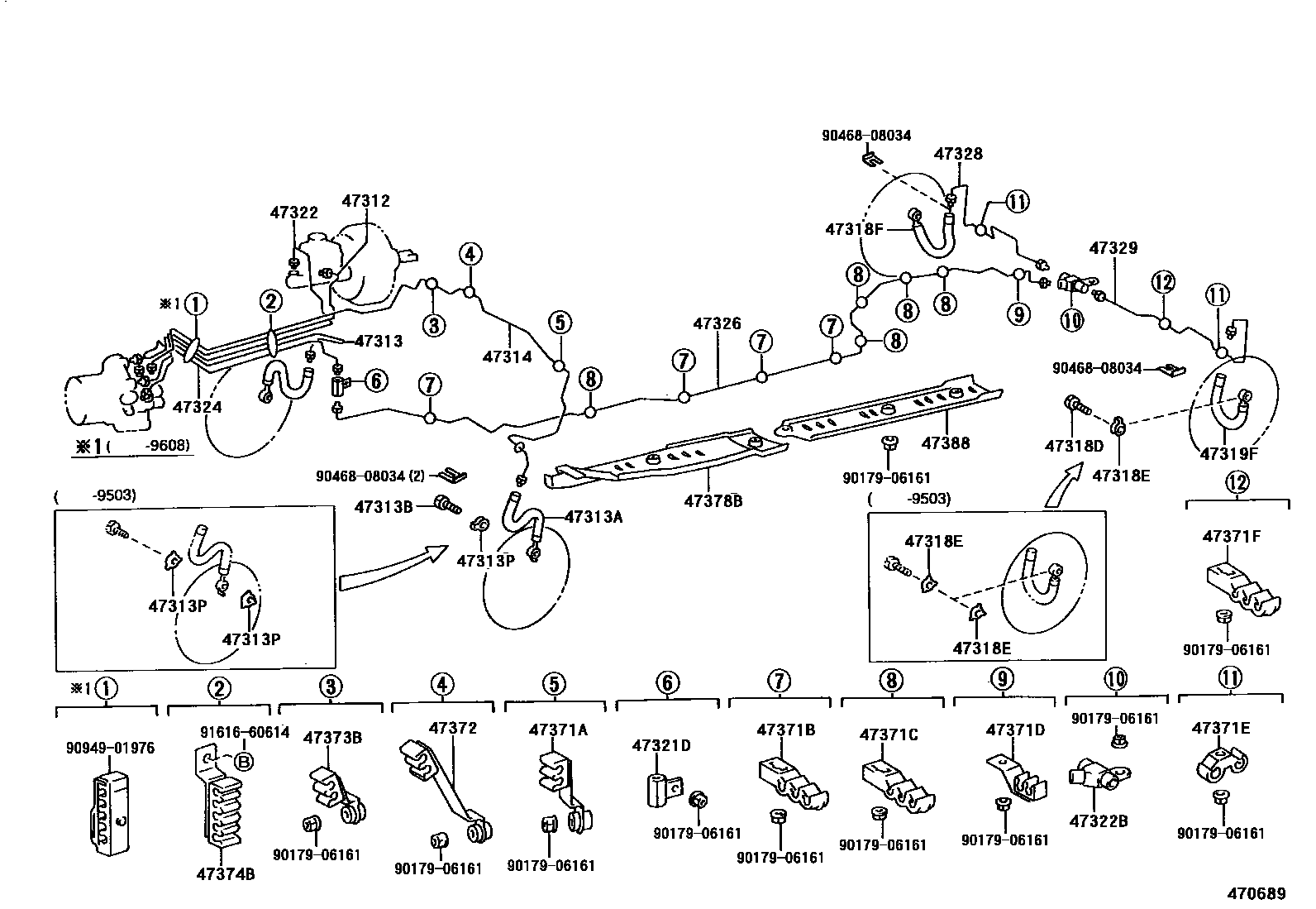 4708 — BRAKE TUBE & CLAMP