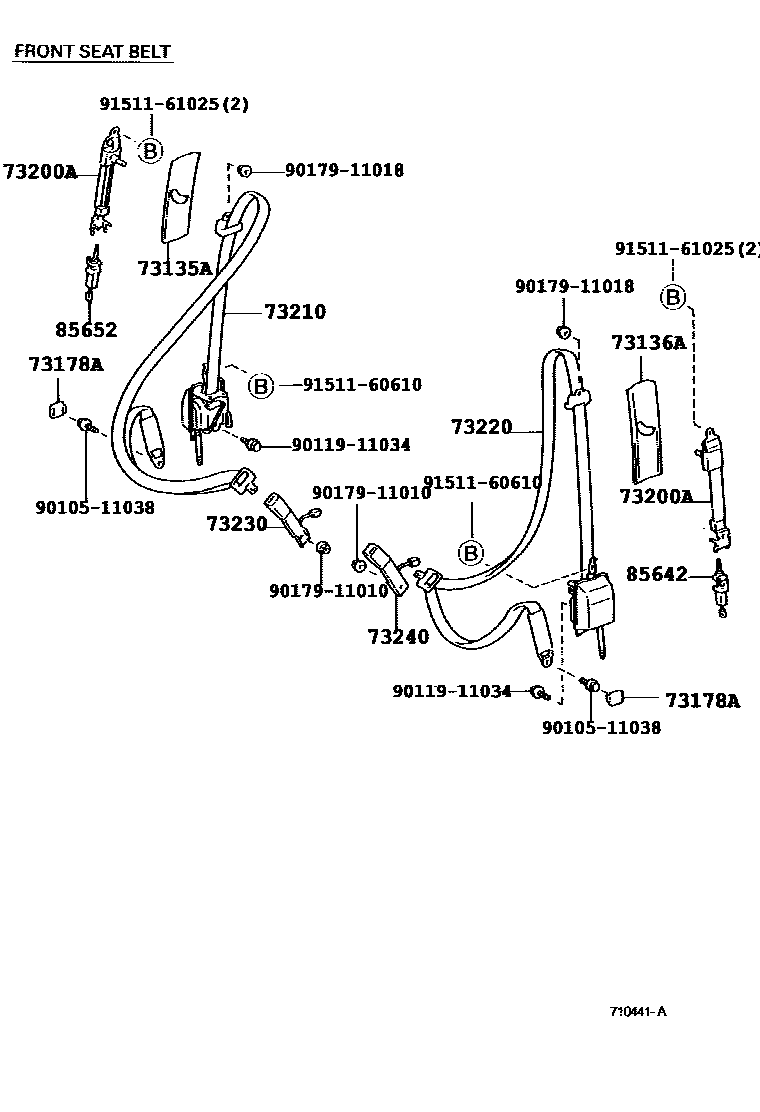 7104 — SEAT BELT & CHILD RESTRAINT SEAT