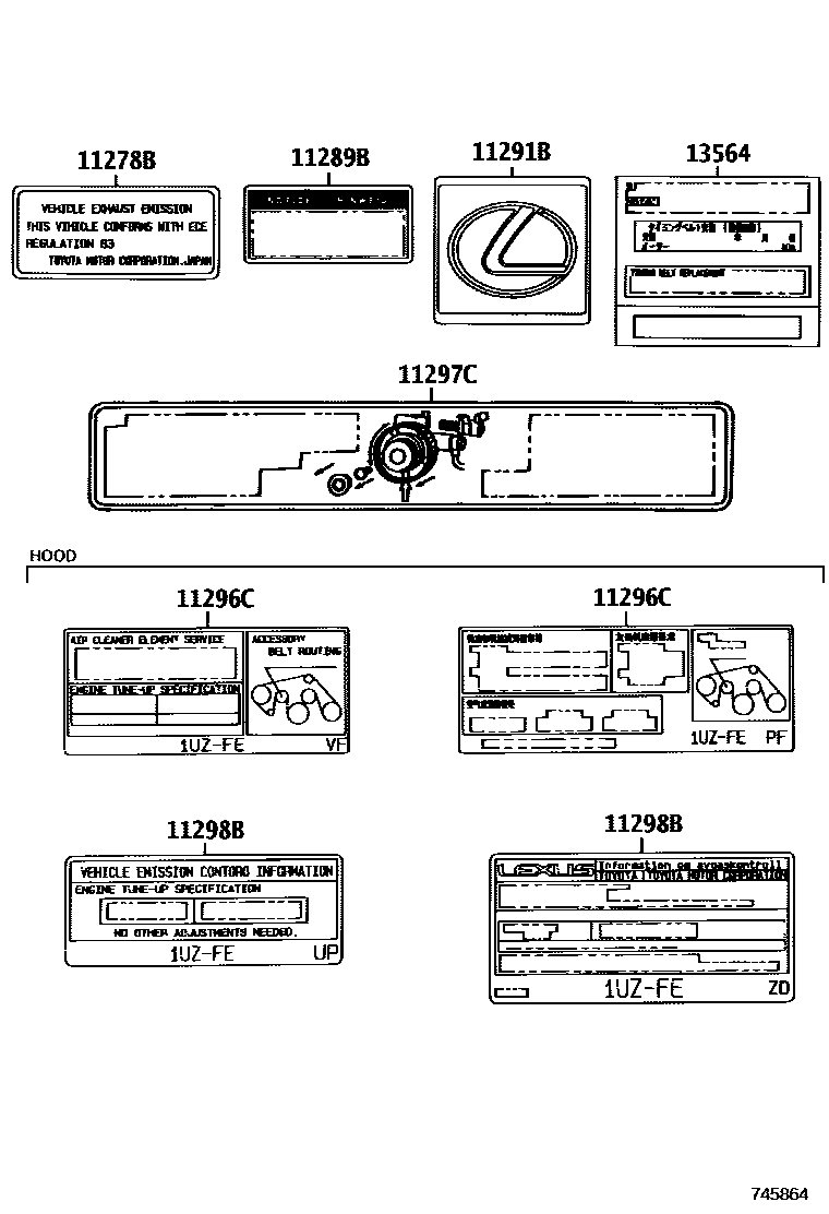 7403 — CAUTION PLATE (EXTERIOR & INTERIOR)