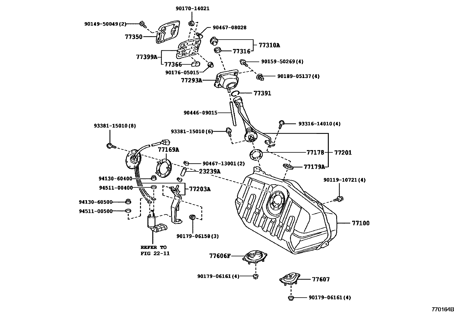 7701 — FUEL TANK & TUBE