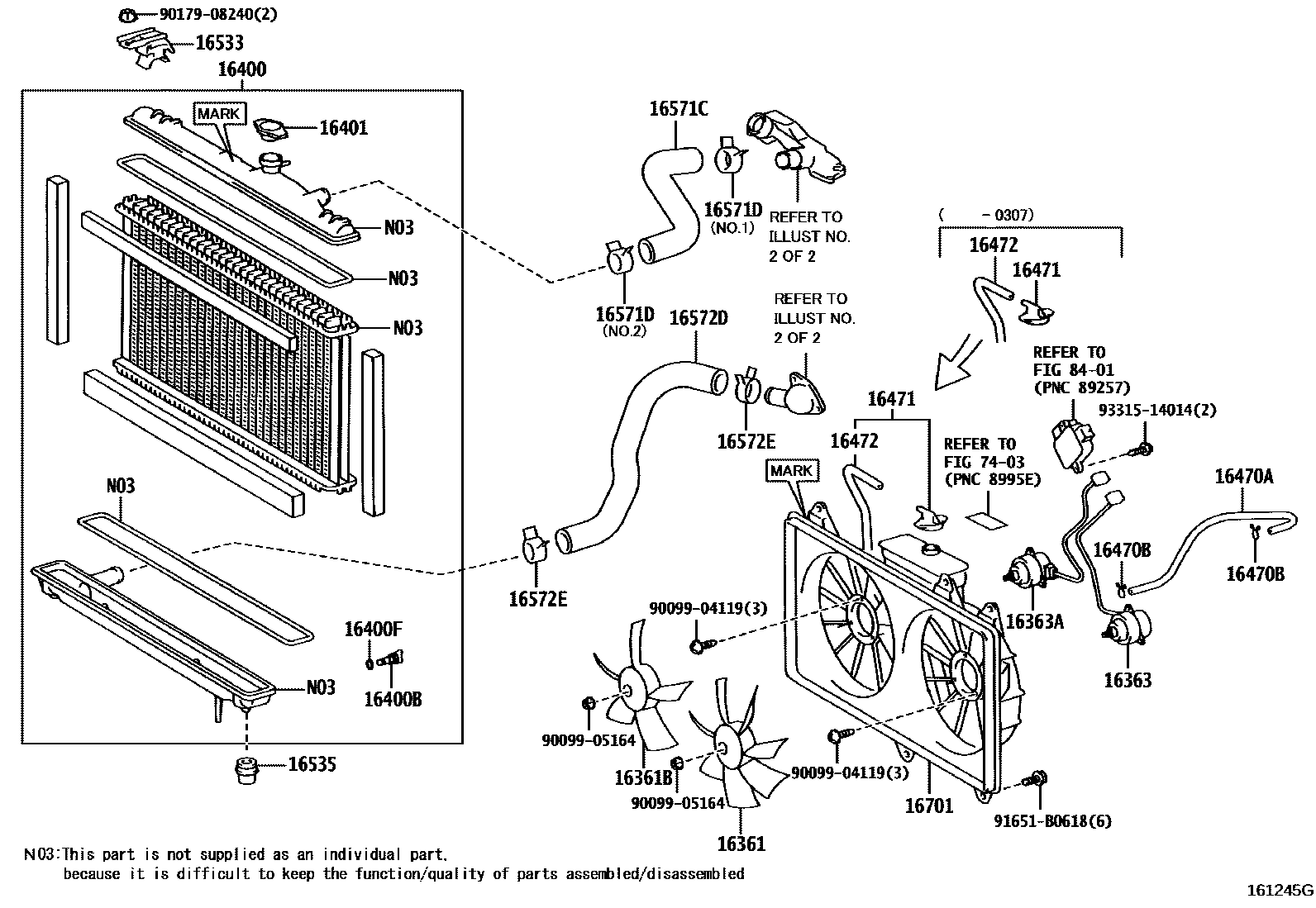 1603 — RADIATOR & WATER OUTLET