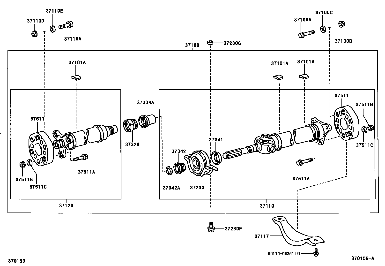 3701 — PROPELLER SHAFT & UNIVERSAL JOINT