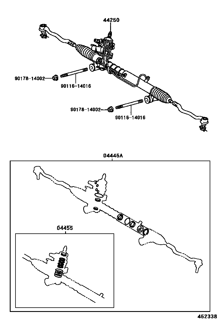 4505 — FRONT STEERING GEAR & LINK